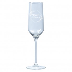 Gepersonaliseerd glas | Champagneglas graveren