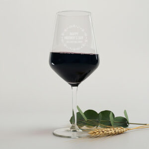 Gegraveerd groot wijnglas met naam – persoonlijk moederdag cadeau