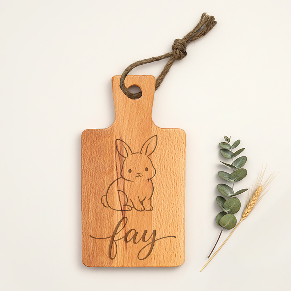 Kleine borrelplank gegraveerd met naam – persoonlijk en compact cadeau
