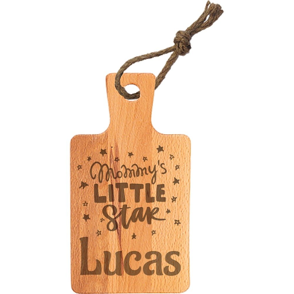 Kleine borrelplank graveren kraamcadeau kraamkado borrelplankje kleine snijplank jongen | Gepersonaliseerde cadeaus Gegraveerde kleine borrelplank met naam voor kraamcadeau