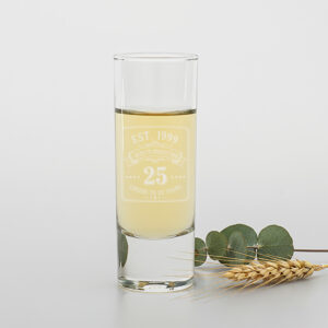 Gegraveerd shotglas als cadeau