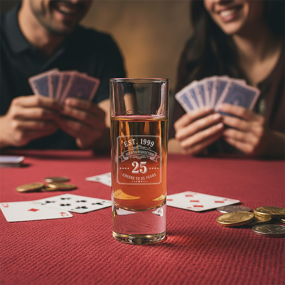 Shotglas graveren Personalsurprise sfeer foto 2 | Gepersonaliseerde cadeaus Gegraveerd shotglas als cadeau