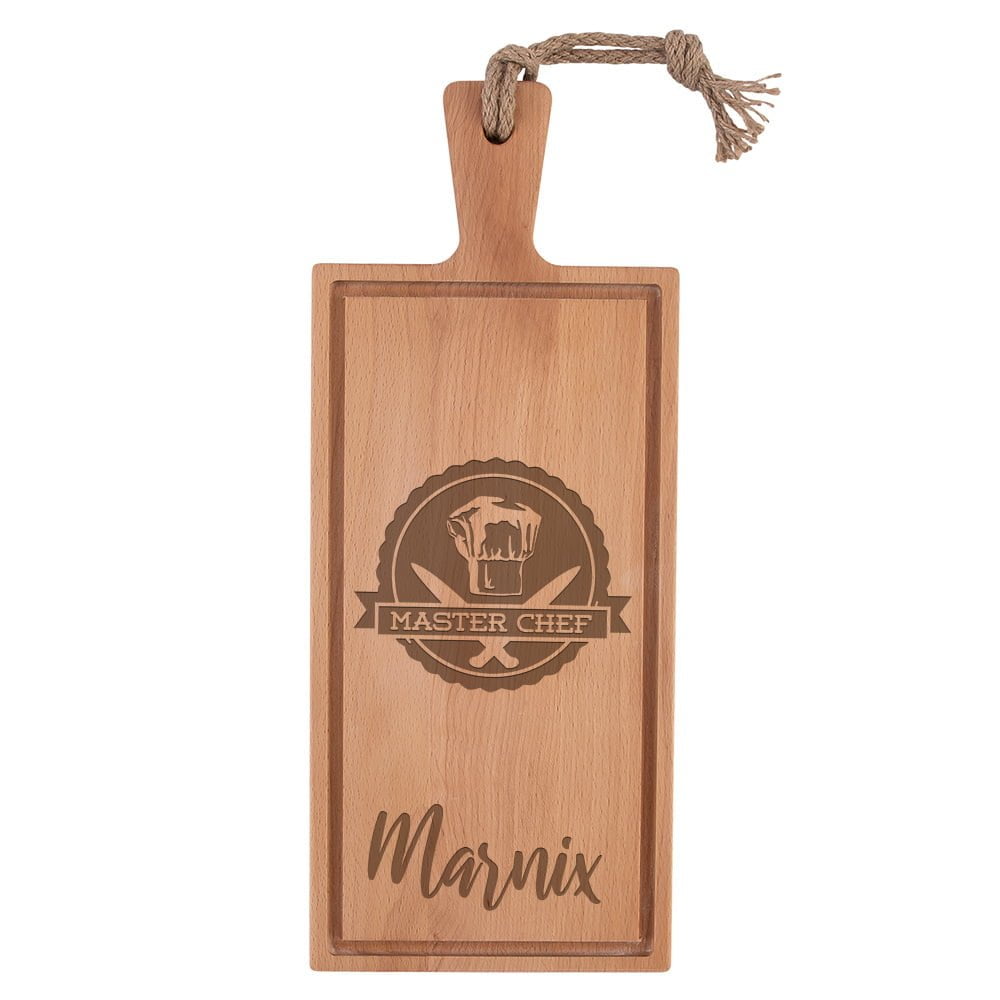 Steakplank met handvat verjaardagscadeau housewarming vaderdag voor hem mannen barbecue vlees bbq | Gepersonaliseerde cadeaus Gegraveerde steakplank met handvat