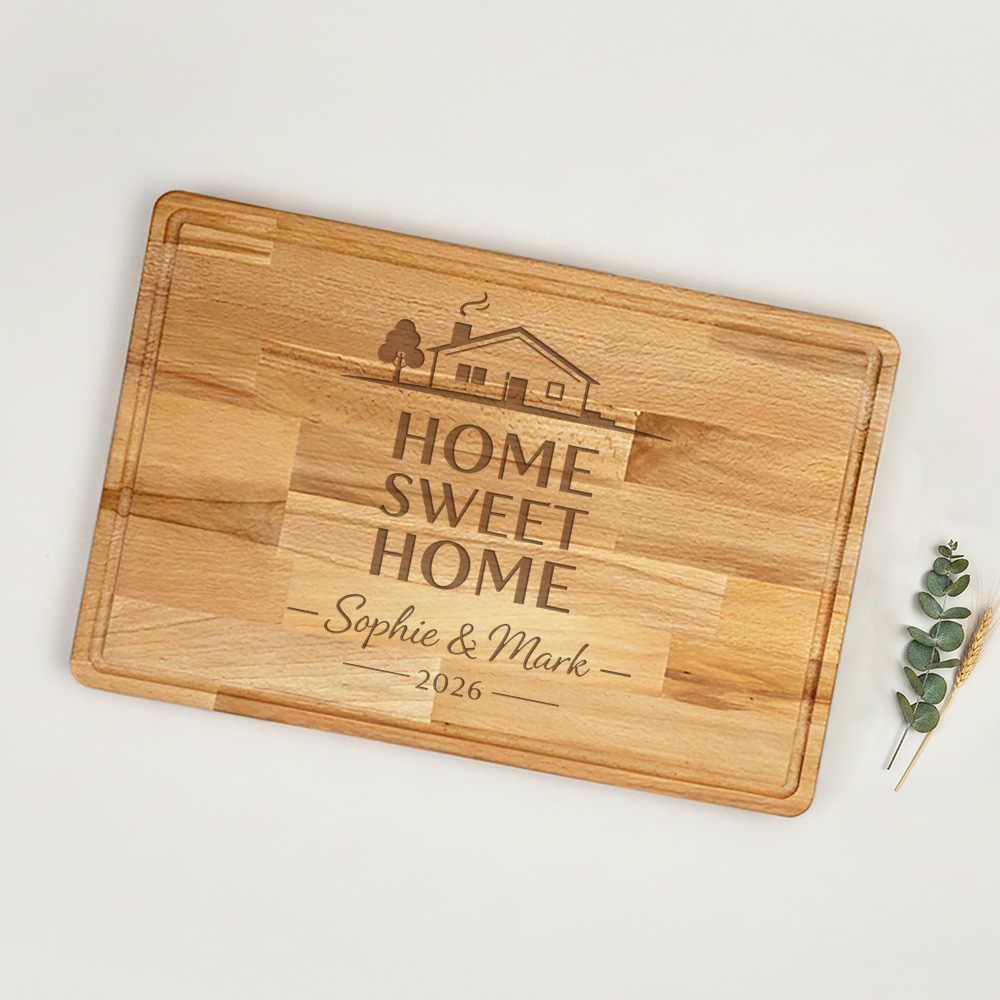 hakblok beukenhout graveren PersonalSurprise foto 2 | Gepersonaliseerde cadeaus Hakblok beukenhout graveren, ideaal voor gebruik in de keuken.