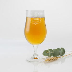 Bierglas - tulpglas graveren met eigen ontwerp, ideaal voor unieke geschenken.