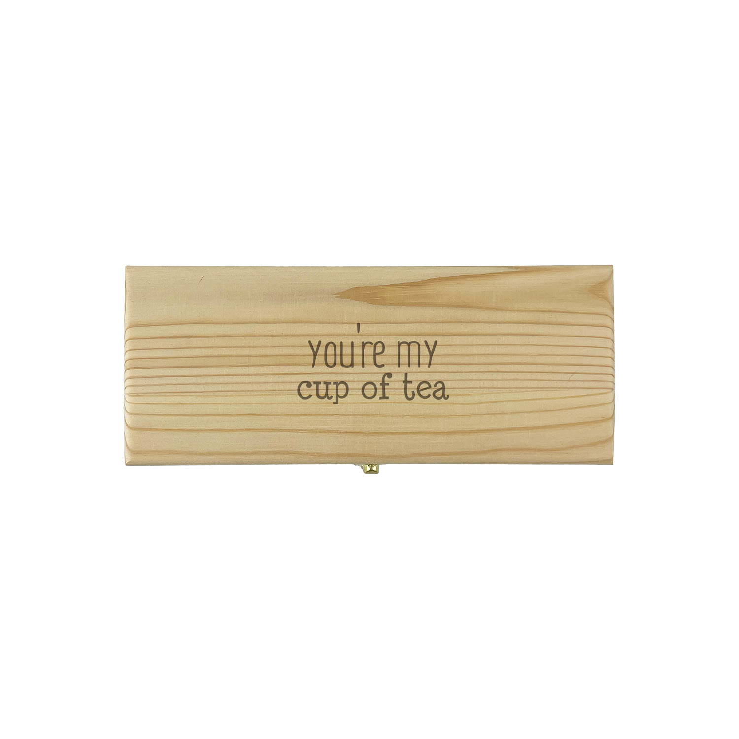 theekist 3 vakken graveren eigen gravure persoonlijk geschenk uniek cadeau ontwerpen cup of tea | Gepersonaliseerde cadeaus Theekist 3 vakken gegraveerd met naam – luxe gepersonaliseerd kerstcadeau