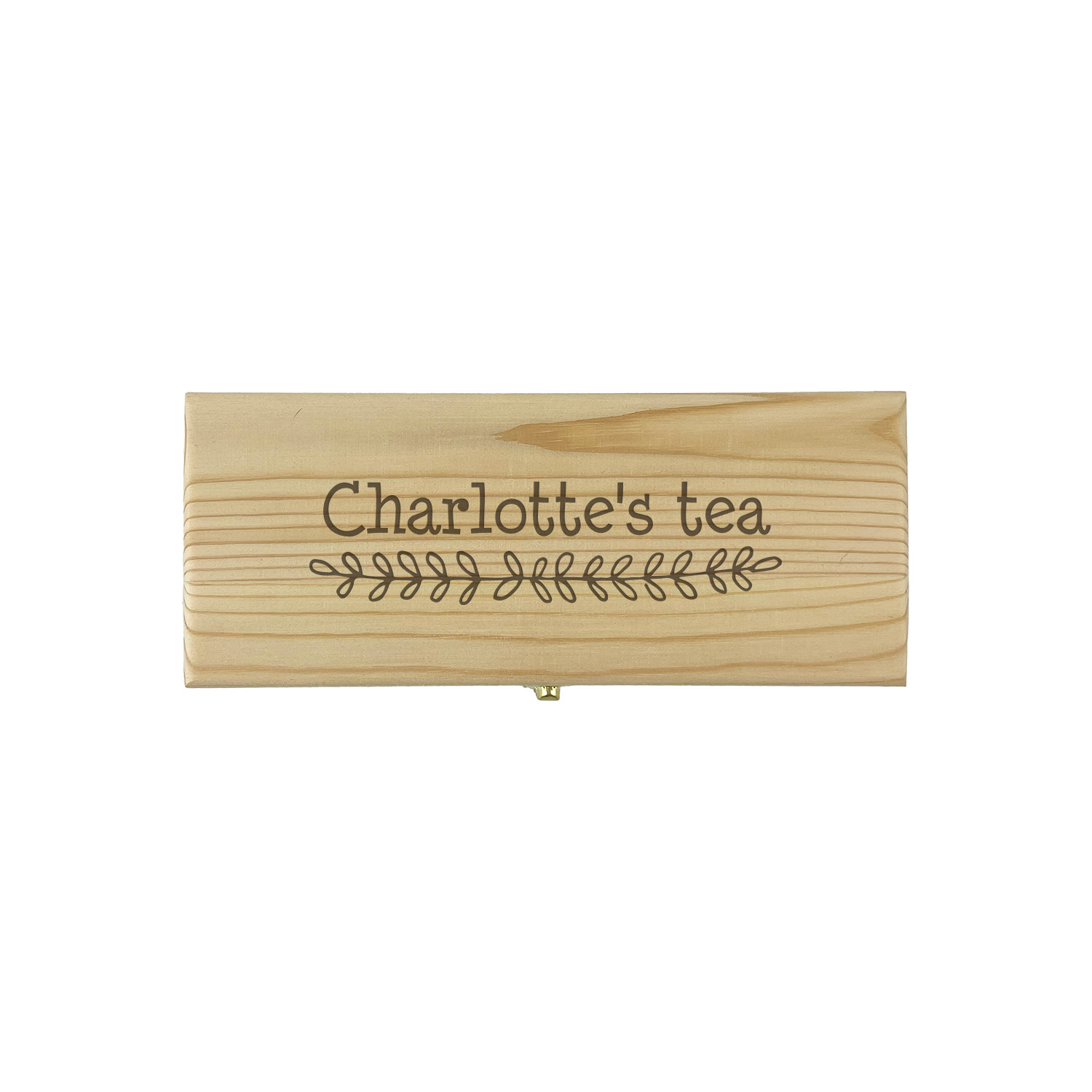 theekist graveren 3 vakken personalsurprise persoonlijk cadeau uniek geschenk eigen gravure ontwerp charlotte tea | Gepersonaliseerde cadeaus Houten theekist 3 vakken met bedrijfslogo gegraveerd – stijlvol relatiegeschenk