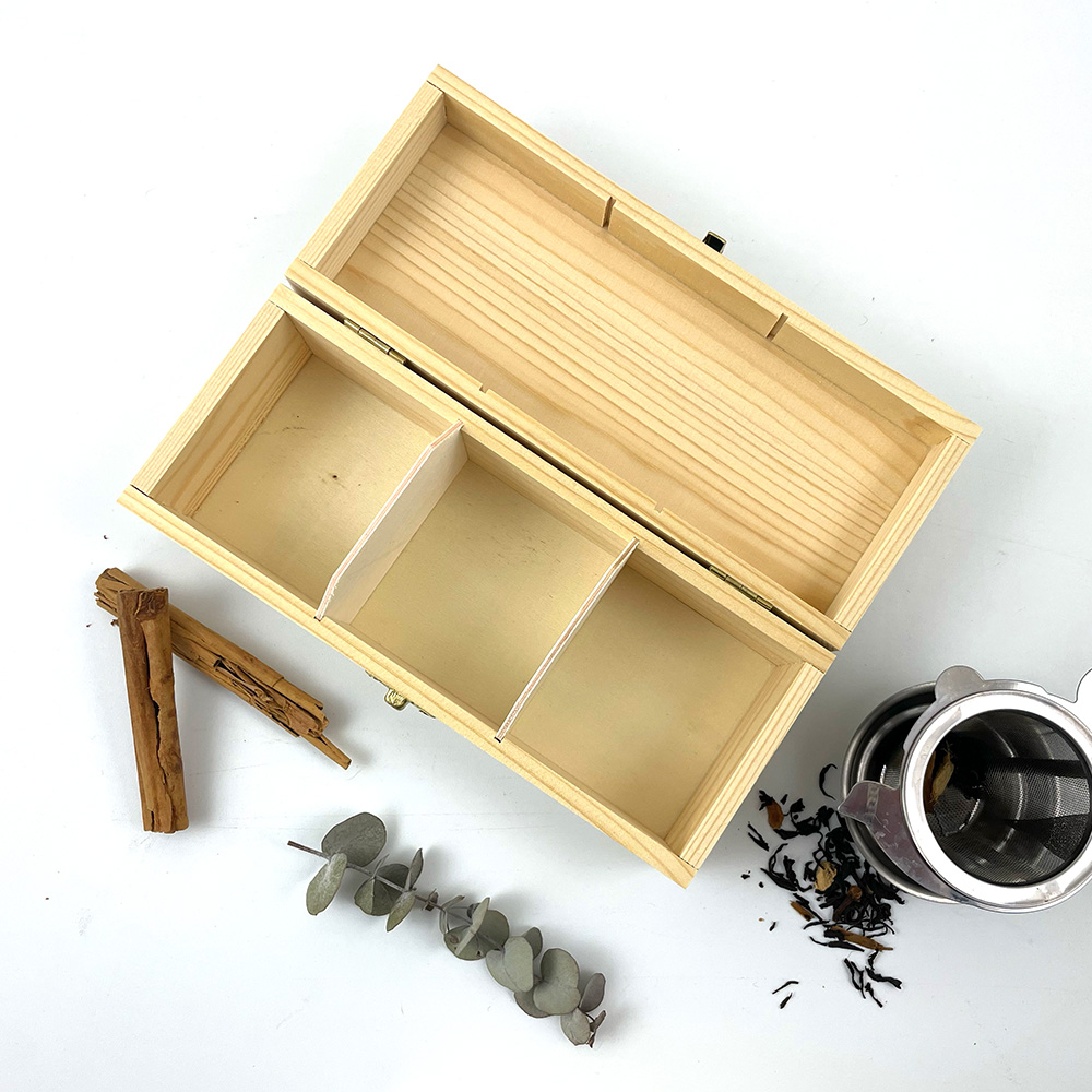 Theekist graveren persoonlijk cadeau gegraveerd thee geschenk met naam logo 1 | Gepersonaliseerde cadeaus Een gegraveerde theekist met persoonlijke naam of logo, perfect als uniek en persoonlijk cadeau