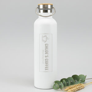 Thermosfles graveren | Wit 1L