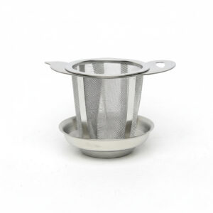 Theezeef RVS met uitlekschaaltje